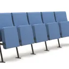 Audio auditoriestol medium rygg i rekker Fora Form