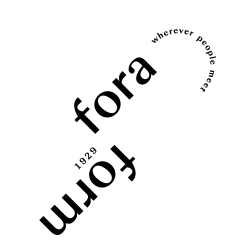 FORA FORM ENG stamp logo 1929 slogan black