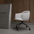 Dwell conference chair in a offwhite fabric from Fora Form