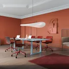 Atrium konferansestoler og Roma bord i et møterom fra Fora Form ordinary LR