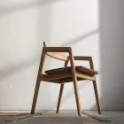 Knekk chair with armrest and cushion from Fora Form