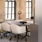 Dwell chairs and ON collection lamp in Fora Form showroom in Copenhagen