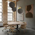 BUD chairs and Kvart table at Fora Forms showroom in Copenhagen HR