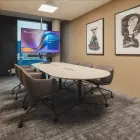 Dwell conference chairs and Kvart table from Fora Form