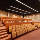 Audio auditorium chair by Fora Form at VID Bergen photo by Alex Coppo