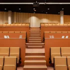 Audio auditorium chairs by Fora Form photo by Alex Coppo