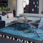 Up sofa og pall sammen med Root bord og Camp stoler Fora Form