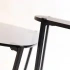 Root bord med glass og valchromat bordplate Fora Form