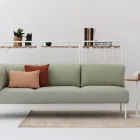 Kove modulsofa med hyller og S bord Fora Form