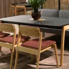 Knekk chairs and wood table from Fora Form Lasse Olsson Photo