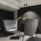 Tind sofa and Root table at Fora Form