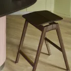 Knekk barstool in smoked oak