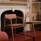 Knekk chairs with and without armrest from Fora Form web
