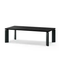 Bast 130x635 Rectangular Nero4023 Black Stained Oak Black Fora Form