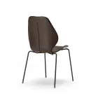 City leather cover chair in Chestnut from Fora Form