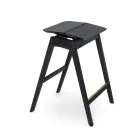 Knekk barstool blackstained