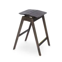 Knekk barstool smoked oak
