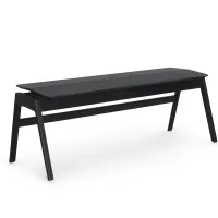 Knekk bench blackstained Fora Form