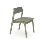 Knekk chair with seatcushion blended green