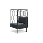 Kove stol med høye vanger modulsofa Fora Form