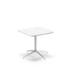 Kvart 80x80 bord helhvit Fora Form