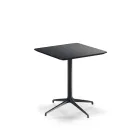Kvart 80x80 H 90 cm bord helsort Fora Form