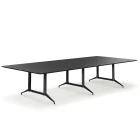 Kvart konferansebord 360x160 Linoleum Charcoal 4166 Fora Form
