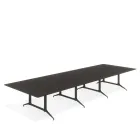 Kvart konferansebord 460x160 med kabelluke Fora Form
