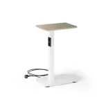 L bord 32x25x55 cm i hvitvasket eik Fora Form