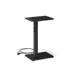 L bord 32x25x55 cm i sort eik Fora Form
