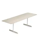 Myk bord 240x80 cm hvitvasket eik Fora Form