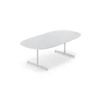 Myk bord 240x120 cm helhvit bord Fora Form