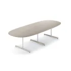 Myk bord 300x120 cm hvitvasket eik Fora Form