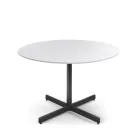 Myk bord Ø120 hvit bordplate Fora Form