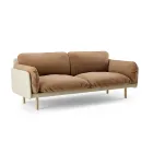 Otis sofa i hud og tekstil soft seating fra Fora Form