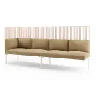Senso Frame 4seter sofa med ett hjørne fra Fora Form