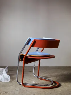 Fora Form Re Form Parabel chairs in a stack