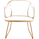 Dwell sled brun